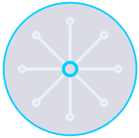 Skalierbares Technologie-Symbol